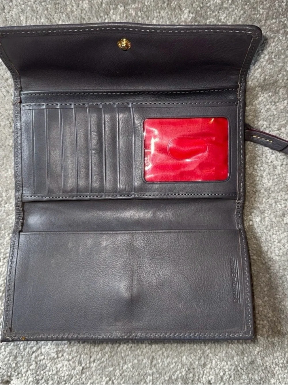 Dooney & Bourke Florentine Continental Wallet in Slate